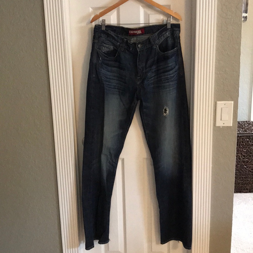 Men’s Express destroyed jeans 34x34